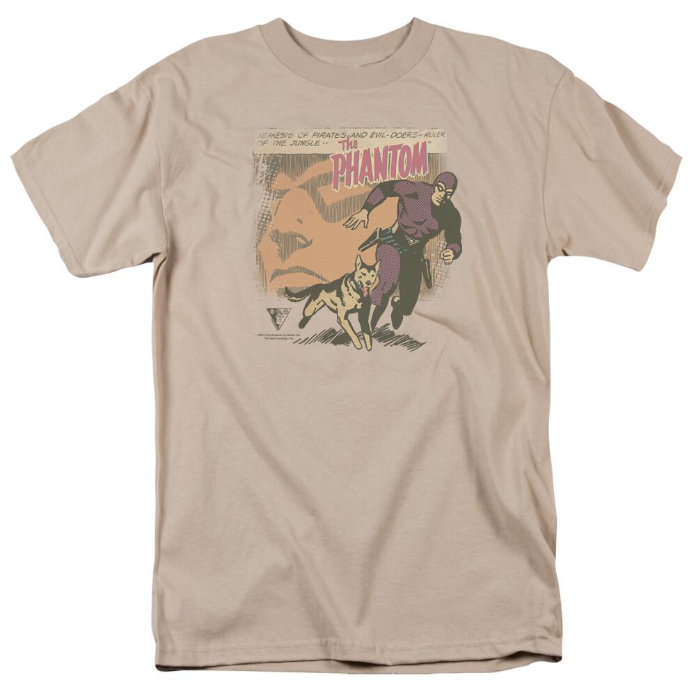 

26 The Phantom Nemesis T Shirt Mens Licensed King Features Comics Tee Sand Unisex T-Shirt XXXXL