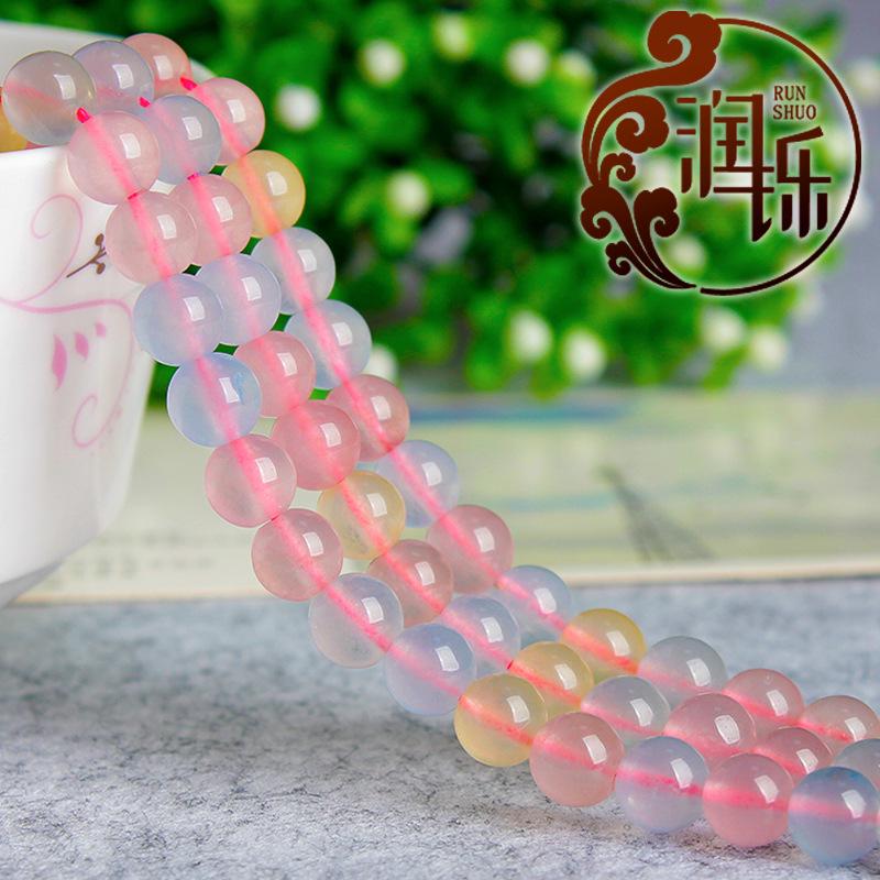 Optimized Chalcedony Beads for DIY Jewelry and Handmade Accessories