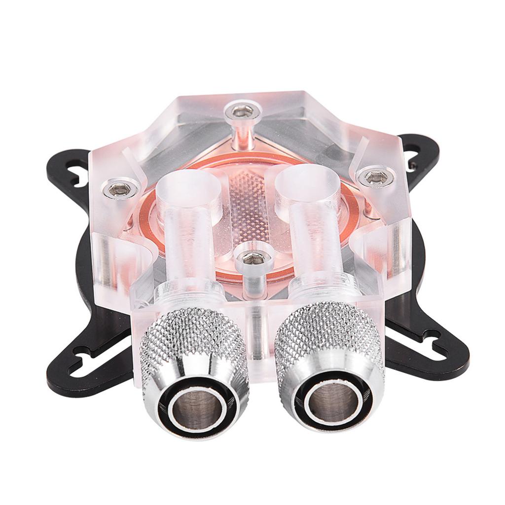 Computer GPU Cooling Water Block Cooler Kit Red Copper Base for Graphics Processing Unit
