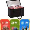 1PC Large Insulated Food Bag Reusable Foldable Hot Cold Meals Grocery Bags Zipper Bag Lightweight for Picnic Camping Outdoor