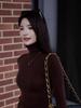 Women's Machine Washable Seamless New Zealand Wool High Neck Sweater - 100% Pure Wool Knitwear Base Layer Top
