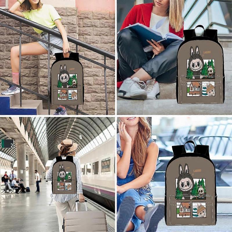 Backpack, with Multiple Organizational Compartments, Fits 15.6 Inch Notebook, for Travel, Teen, Business Work P2384