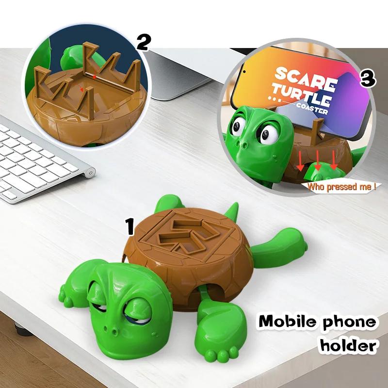 Sous-verre Créatif Tortue Porte-Tasse Support de Téléphone Support pour Tasse à Thé Café Boissons Décoration de Table Ornament Imprimé 3D