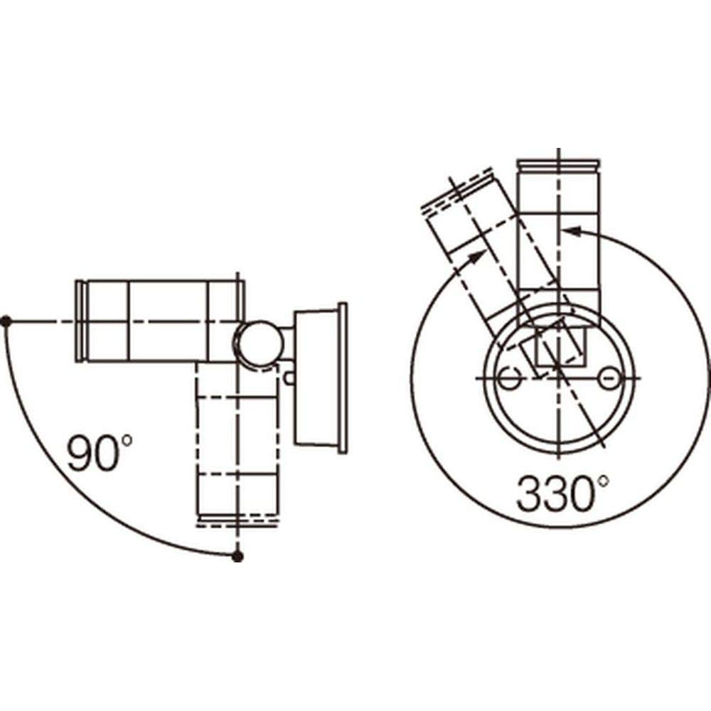 Panasonic Spotlight LGW40360LE1 Type 80 Focusing Off Black