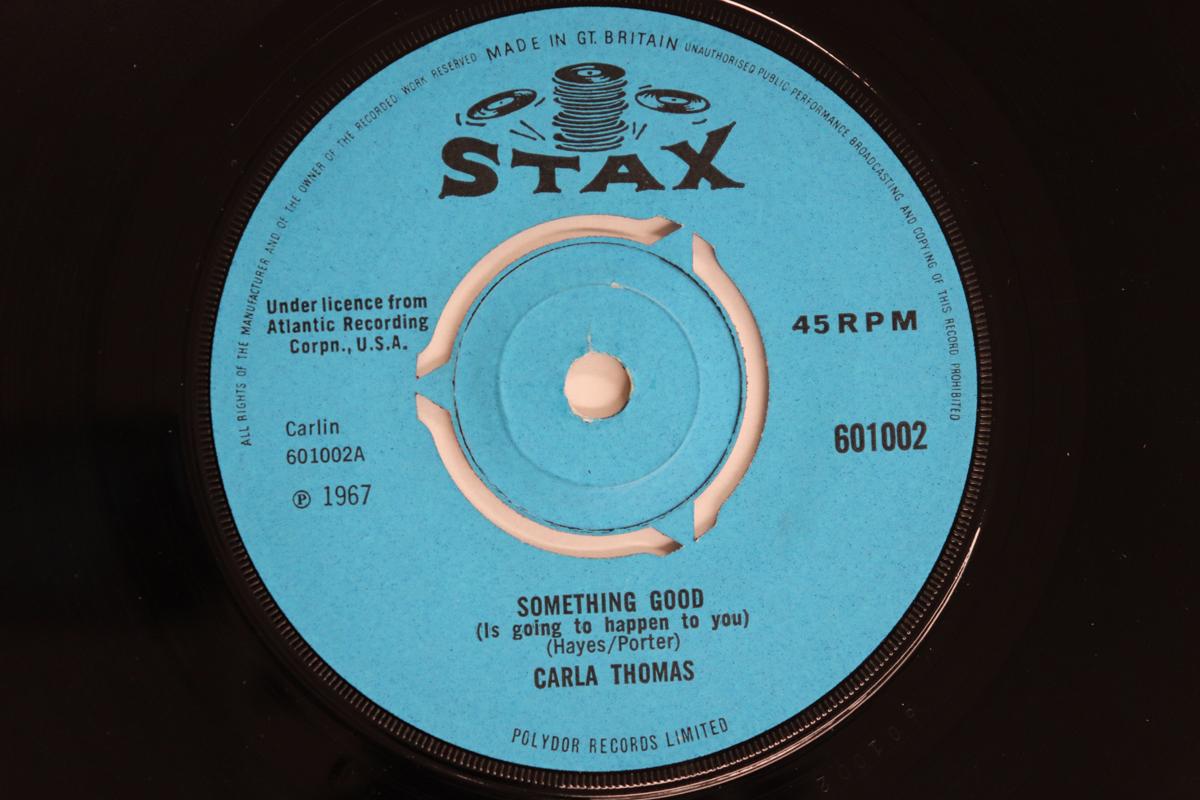 

7inch Record CARLA THOMAS - Something Good (Is Going To Happen 601002 STAX 1967 UK Soul/Funk Used