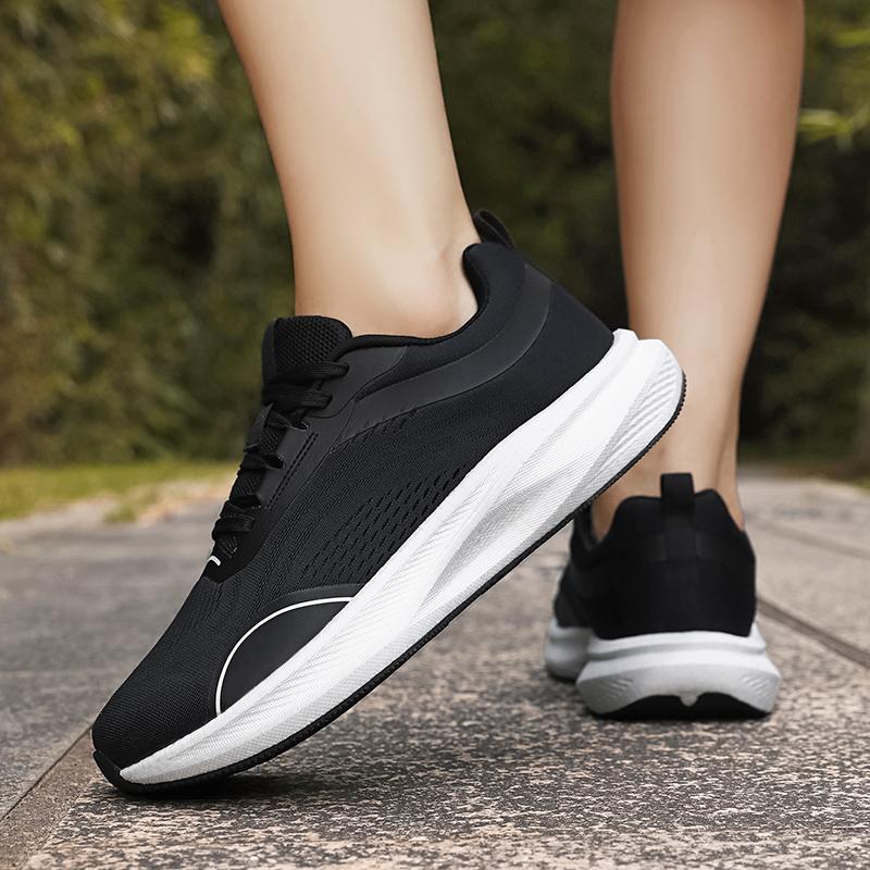 2026 New Summer Widened Mens Sports Shoes Simple Versatile Elastic Running Shoes Outdoor Anti Slip Shock-absorbing Walking Shoes