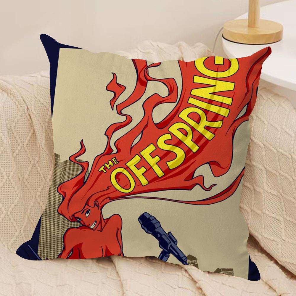 The OOffspring Cushion Cover Silky Short Plush DoubleSided Printed Pillow Case for Sofa All Seasons Home Decor Gift 30x30cm