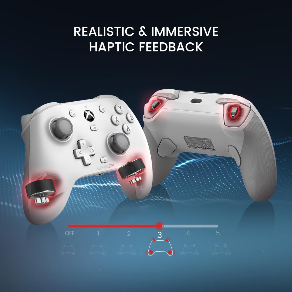 GameSir G7 HE Wired Game Controller for Xbox Series Xbox and Windows PC Controller Gamepad with Hall Effect Sticks XS, One, 10/11, (White)