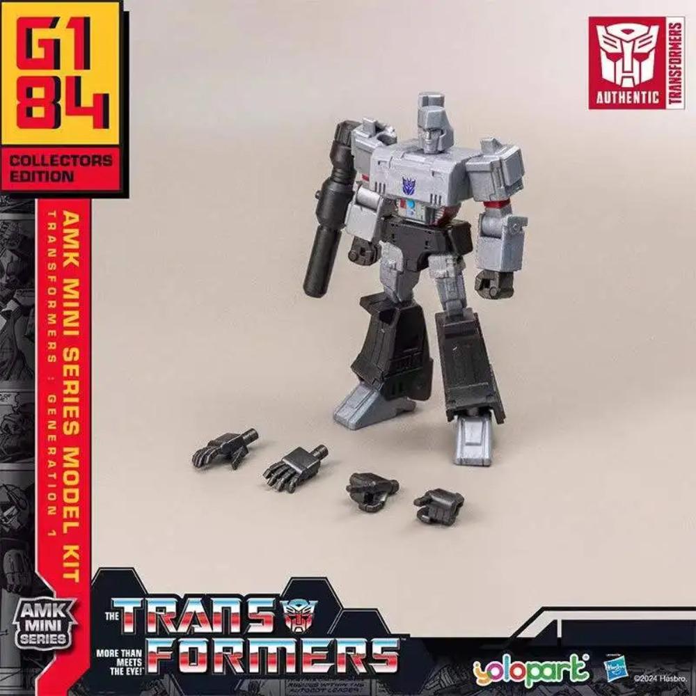 Figuras de Acción YOLOPARK G1 Licenciadas por Hasbro Serie Mini AMK Juguete Transformers Optimus Prime Megatron Bumblebee Soundwave