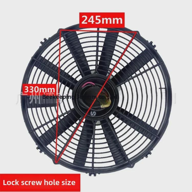 14palcový 12V/24V ventilátor klimatizace pro upravená vozidla