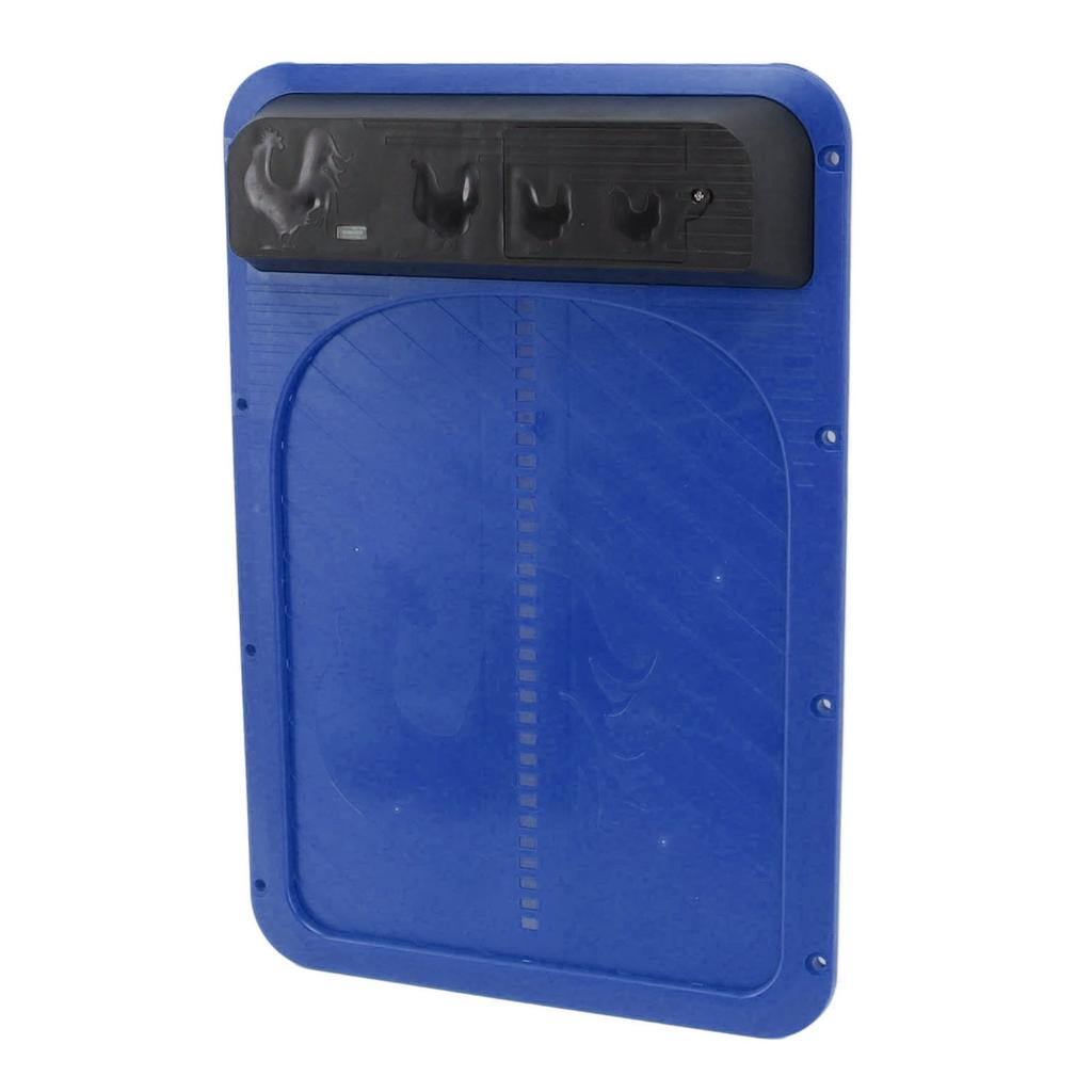 Automatischer Hühnerstalltüröffner Lichtsensor Batteriebetrieben Automatische Hühnertür Blau