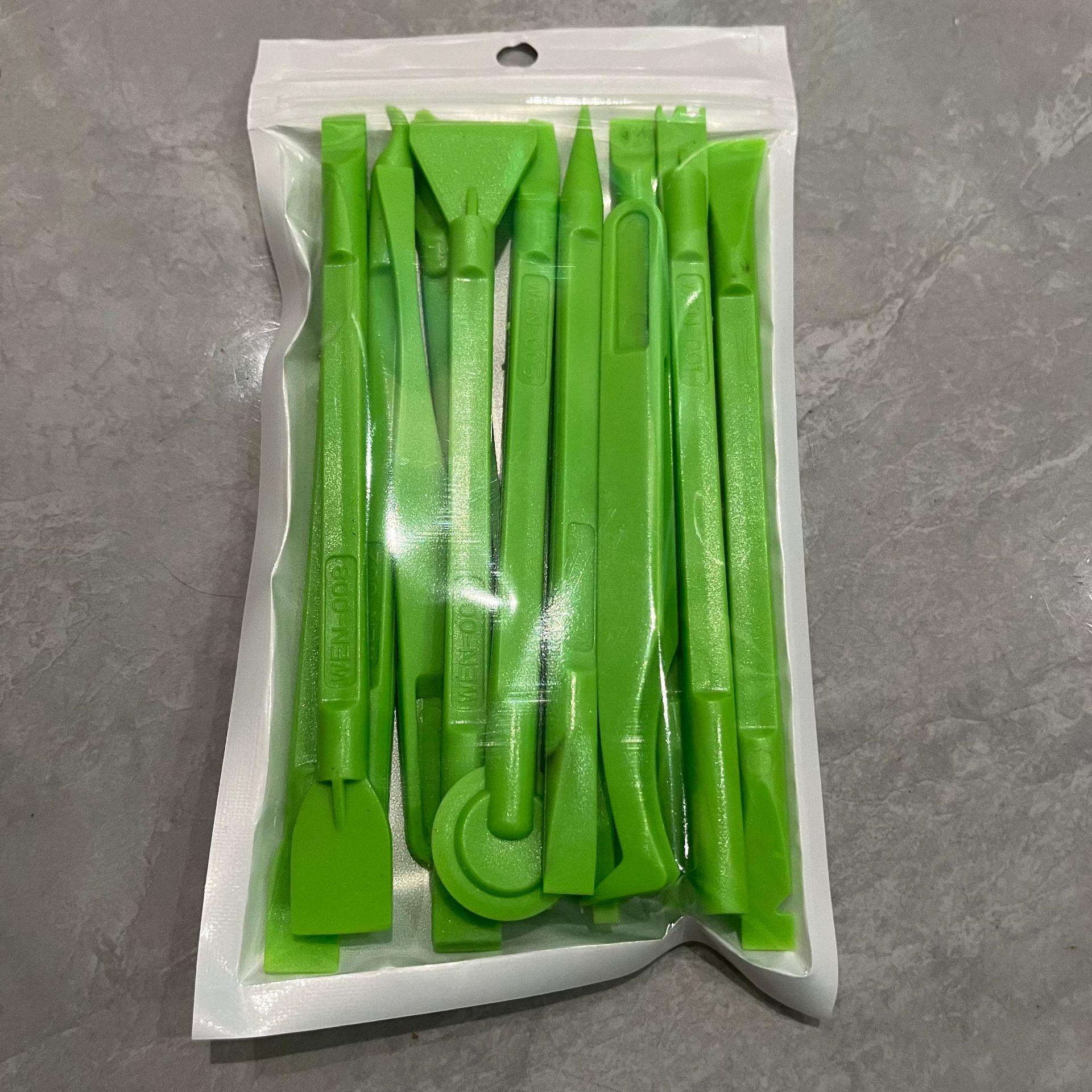 

Double-Headed Plastic Pry Bar Set for Mobile Phones зелёный