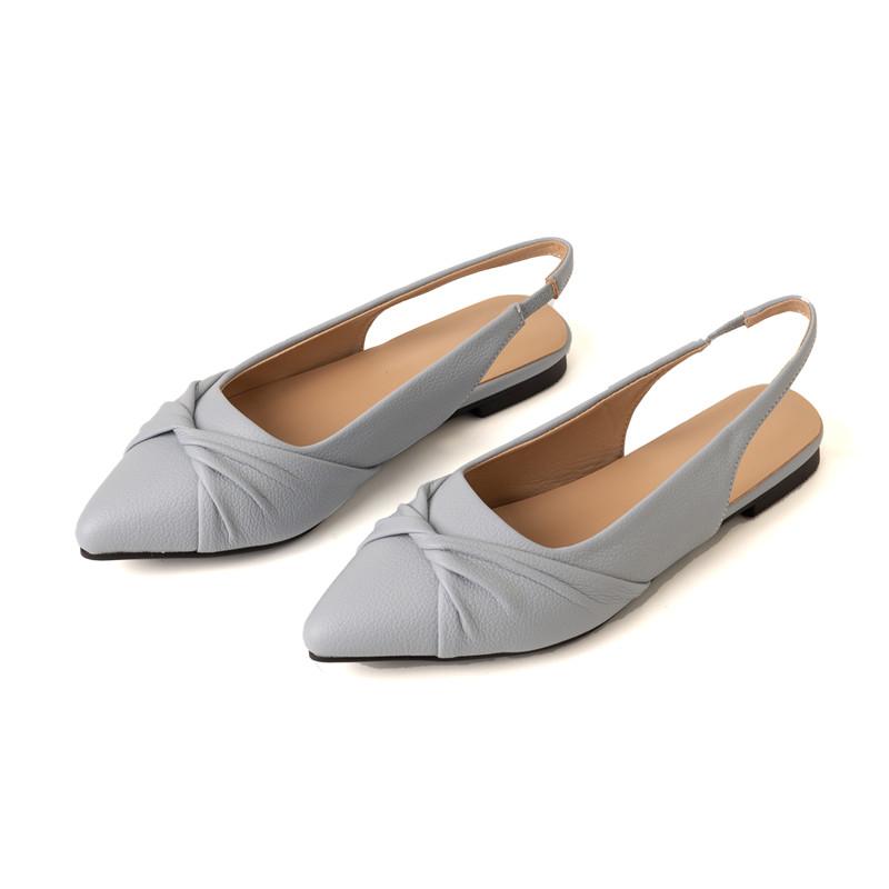 Women's Flat-soled Sandals Summer New Comfortable Versatile Pointed Large-size Sandals