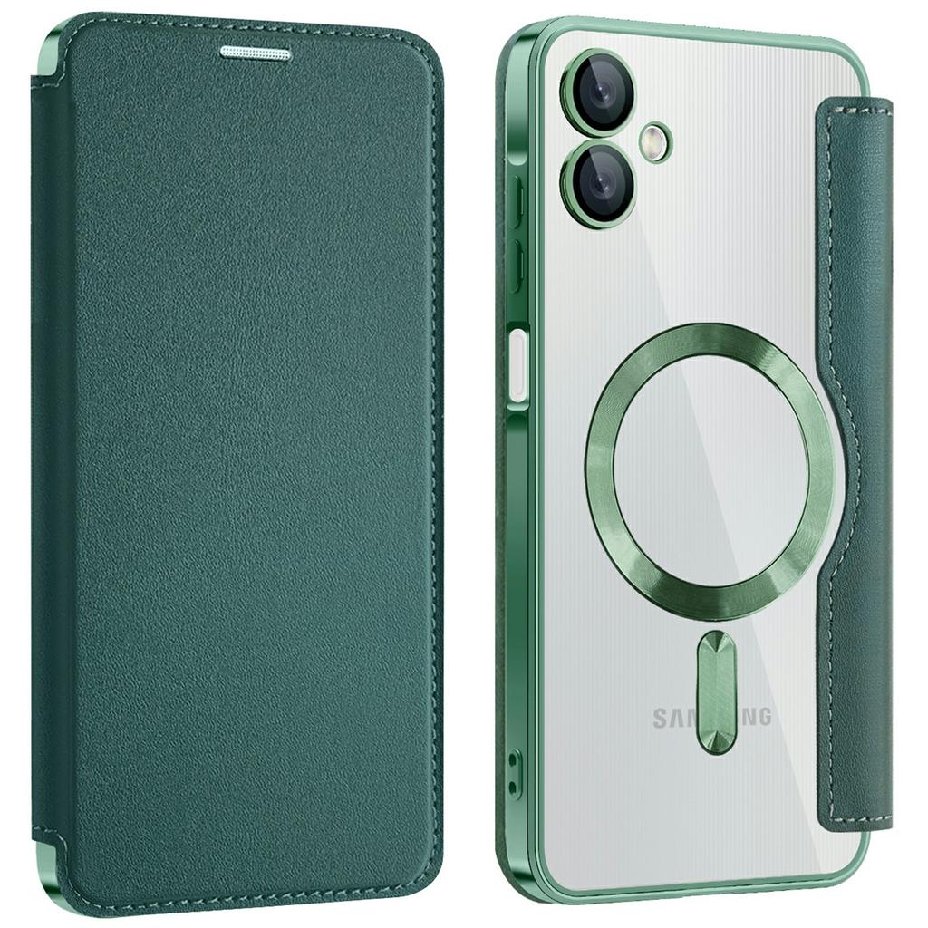 For Samsung Galaxy A06 4G Magnetic Case RFID Blocking Leather Phone Cover