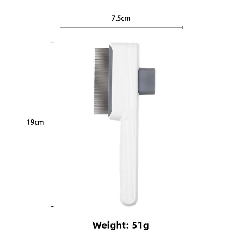 Grzebień dla kota, Jedno kliknięcie, aby rozczesać i usunąć sierść, Samoczyszczący grzebień dla kota, Magiczne narzędzie do czesania sierści psa