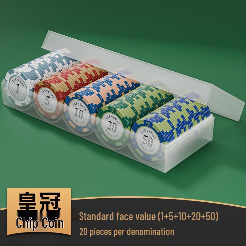 Mahjong Poker Game Chips Set
