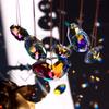 Colorful Love Crystal Sun Catcher Prism Ornament - Car or Living Room Decoration, Perfect Gift for Girlfriend