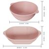 Silicone Bread Proofing Basket Round/Oval Dough Fermentation Basket Dough Proofing Bowl  Sourdough