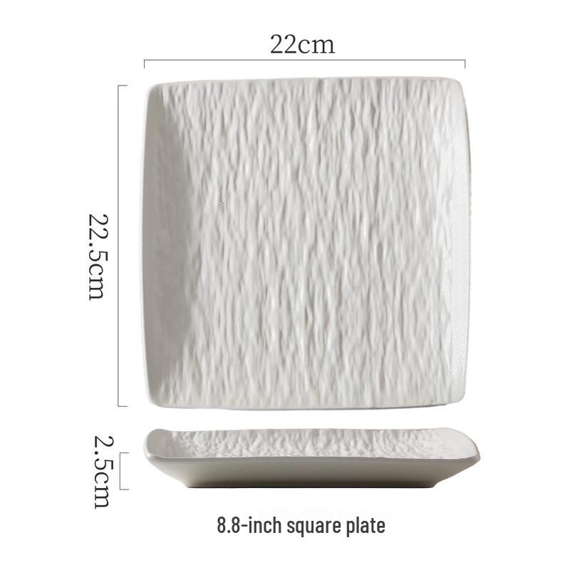 Zhishi European Stone Pattern Ceramic Plate