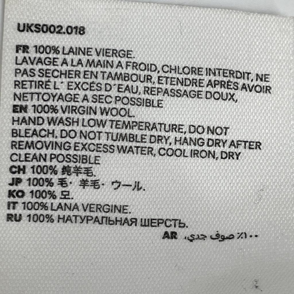 Ami Paris UKS002.018 Hauts en maille logo point unique blanc M blancOccasion