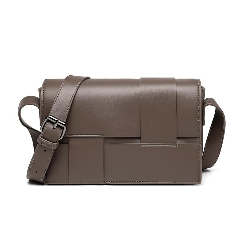 

Spring And Summer Fashion Men S And Women S Small Square Bags Casual And Versatile Niche Simple Weaving Bag Weaving Design 23*7*16