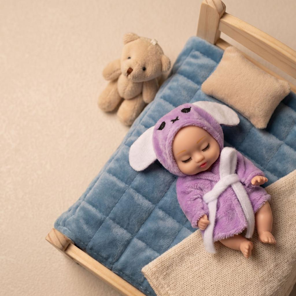 English: Reborn Sleeping Doll Princess Toy for Girls Machine & Gift