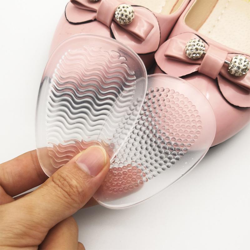 Wavy Silicone Heel Massage Insole Pad