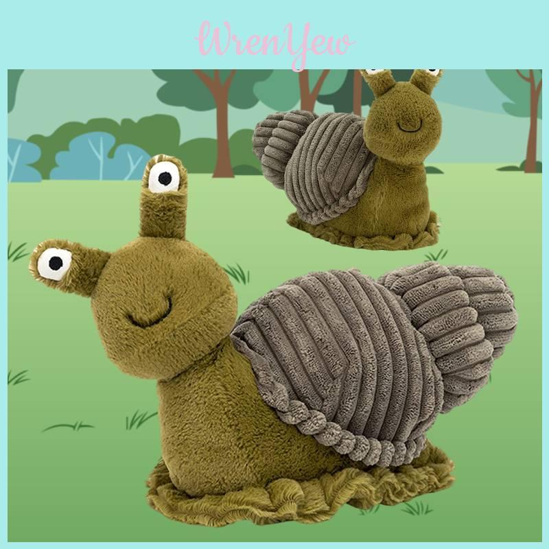 Niedliche Plüschschnecke Weiche Puppe Spielzeug für Kinder Lebensechtes Insektendesign, Perfektes lustiges Geschenk