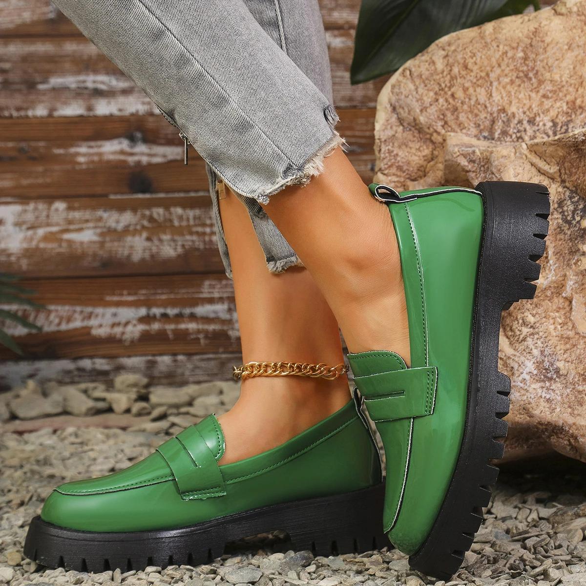 

Мода 2024 Новые Большие Размеры Женская Весна 2024 Платформа Противоскользящая Уличная Повседневная Обувь Женская Удобные Слипоны Кроссовки Zapatos De Mujer 36 зелёный