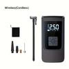 [Portable Tire Inflator] Portable Tire Inflator - Rechargeable Electric Pump with LED Flashlight and Nozzle Set,Suitable for Cars,Motorcycles,Bicycles