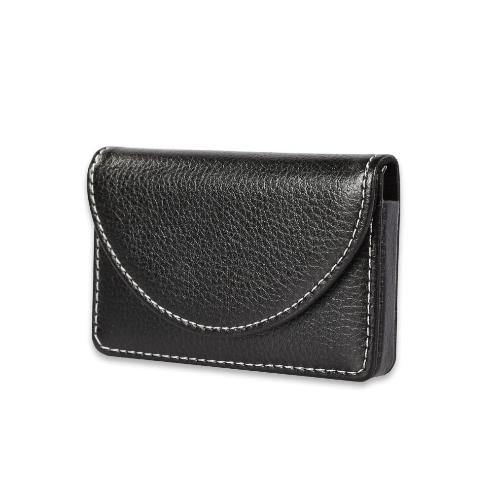 Magnetic Buckle Business Card Holder High Quality ID Card Holder Fashion PU Leather Card Case  Gift
