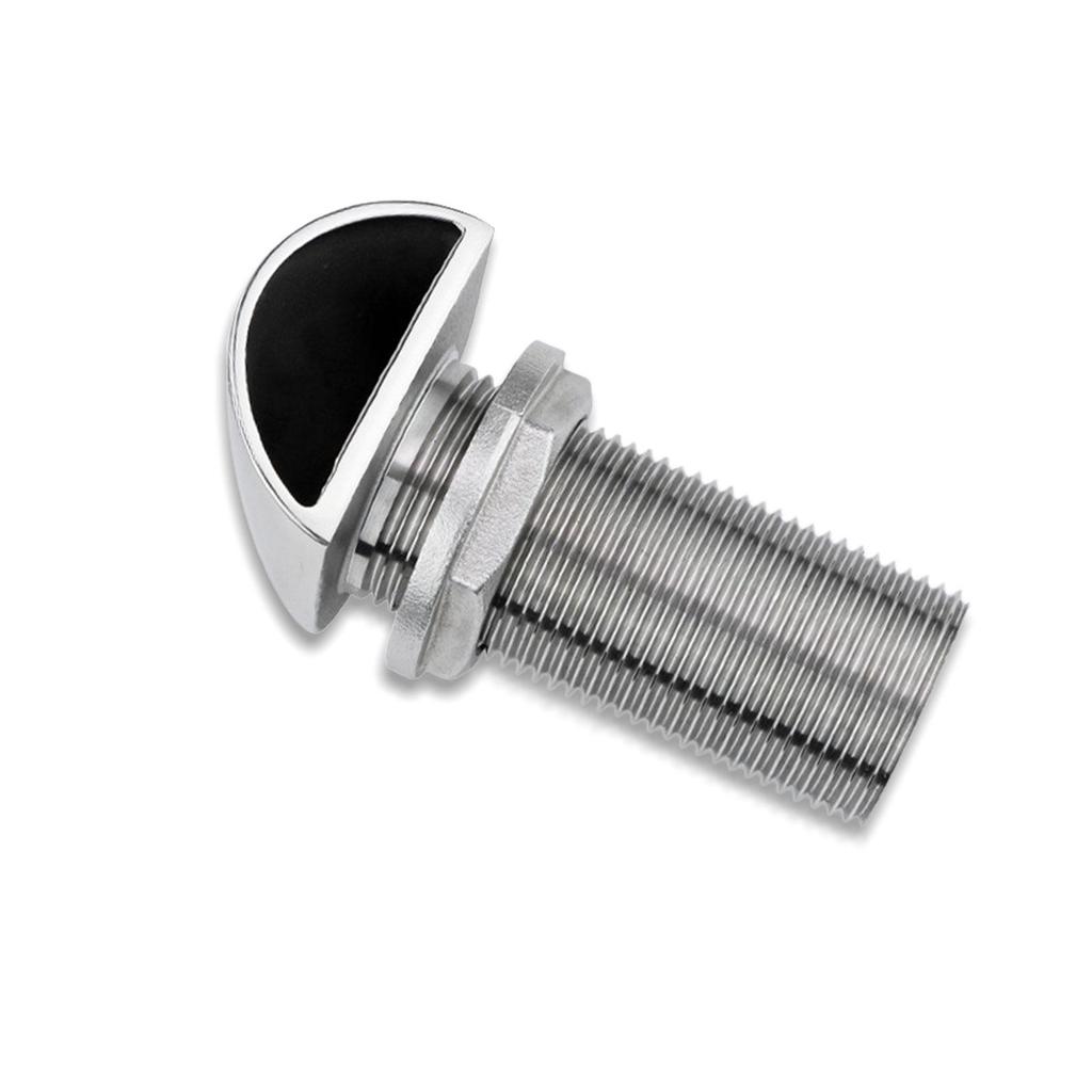Thru-hull Valves Rsv 316 Stainless Steel Marine Spare Parts Boat Drain Outlet Durable Straight Boats Ships Thru-hull Connection