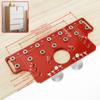 2-in-1 Shelf Pin Jig  and  hinge jig Aluminum Alloy Furniture Drilling Locator Adjustable Cabinet Hole Drilling Template
