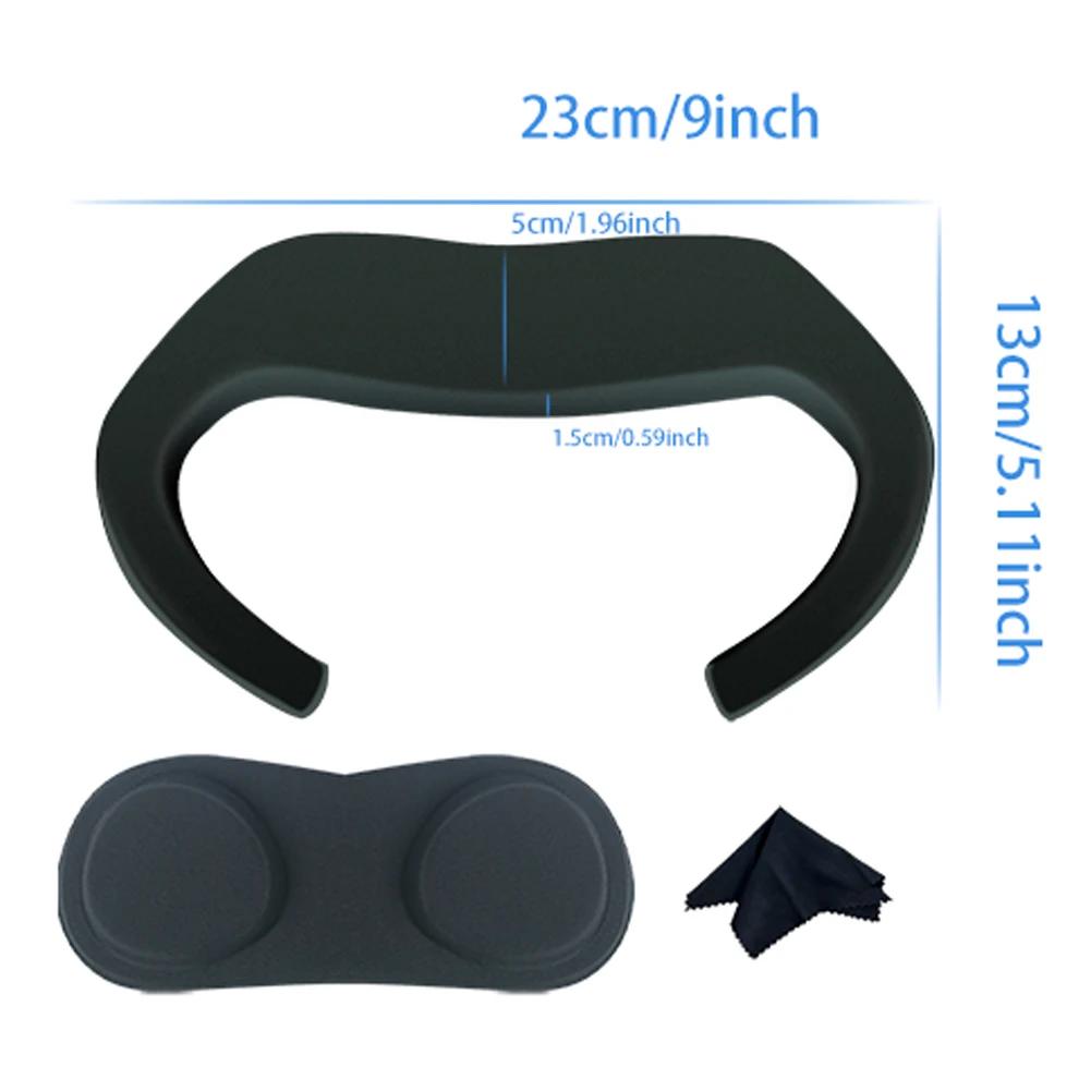 Obličejový kryt 6 v 1 pro Meta Quest 3 VR náhradní obličejové rozhraní PU kožená maska ​​proti prosakování nosní podložka pro příslušenství Quest3