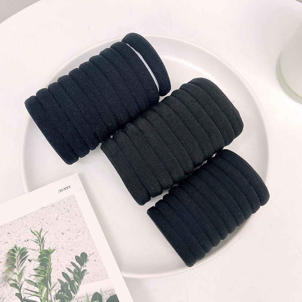 10Pcs/bag High Elasticity Seamless Towel Hair Loop Scrunchies for Women Elasticity Hair Loops Fashion Hair Accessories