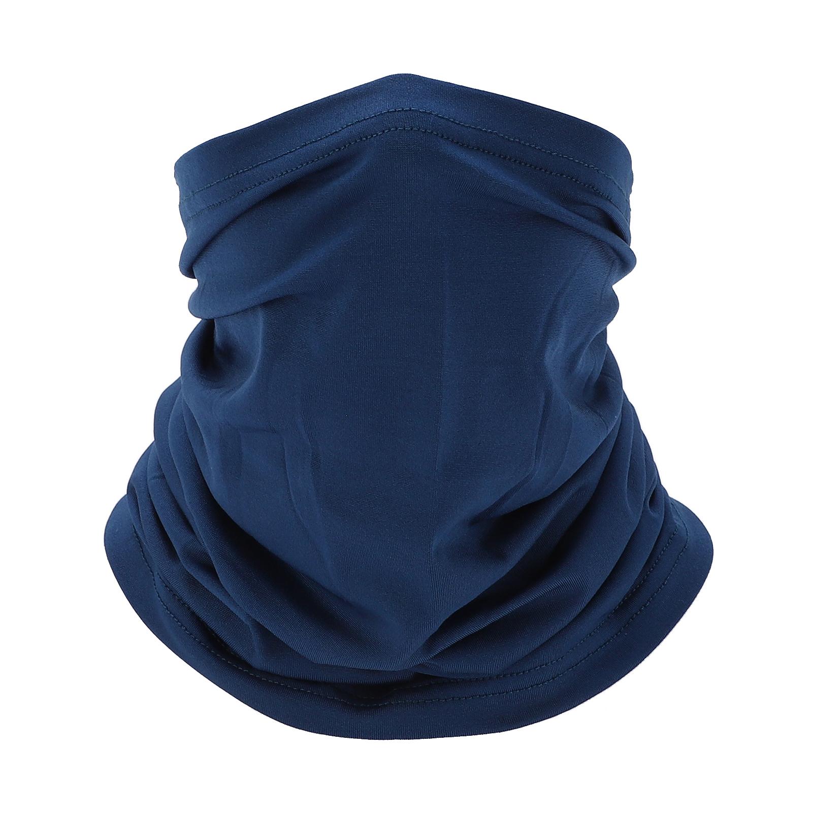 

Skinfriendly Sun Protection Face Cover Ice Silk UV Protection Scarf for Outdoor Cycling Fishing Blue