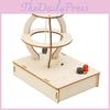 Wooden Diy Earthquake Alarm Model Kids Maker Hands-on Stem Educational Toy