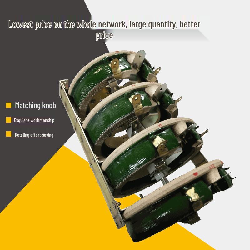 

BC1 Регульований Потужний Навантажувальний Резистор Реостат (25Вт-500Вт) 25W