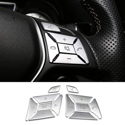 Für Mercedes-Benz ABCE CLA GLA ML GL CLS GLK SL Klasse Auto Lenkrad Schalter Taste Abdeckung Trim auto Innen