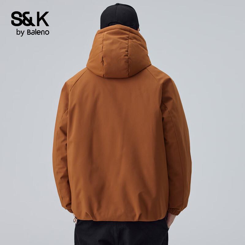 Baleno S&K Men's Waterproof Hooded Padded Jacket
