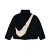 Nike Oversized Swoosh Logo Black Jacket