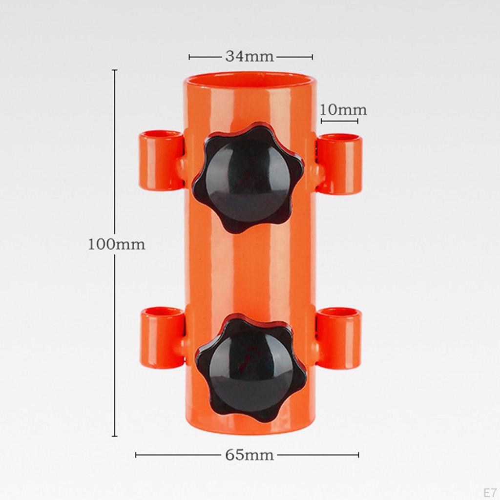 Awning Rod Holder Fixing Tube Building Support Reinforced Bracket Tarp Poles Fixator for Outdoor