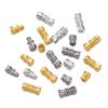 5Pcs/Lot 4.5x11mm Necklace Buckle Spiral Twist Lock Ring Connectors Clasps End Cap for DIY Jewelry Making Accessories
