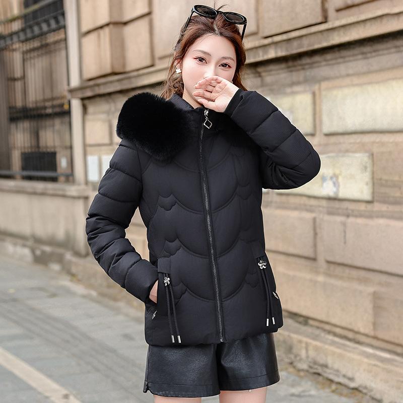 Autumn and winter new women's cotton-padded clothes short slim-fitting cotton-padded jackets cold-proof down cotton-padded jackets