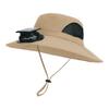 Solar Fan Hat Portable Sun Cap Summer hat USB Rechargeable Single/Dual Cooling Fan Fishing Hat Fisherman Hiking Mountaineering