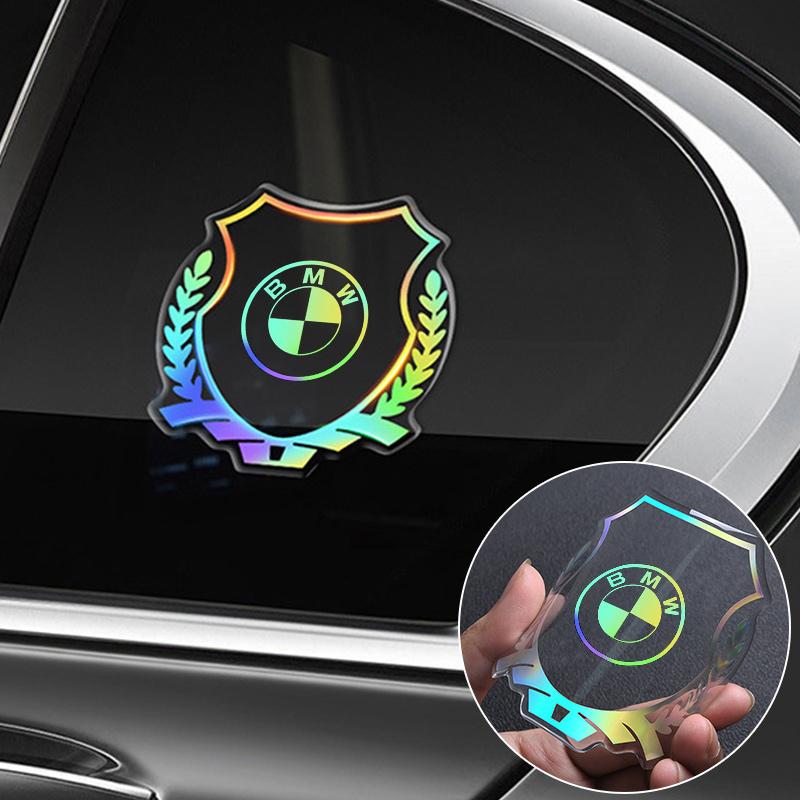 AAAXF1 For BMW Reflective Decoratin Sticker Car Window Fairing Sidebar Decal BMW M F10 F20 E83 E90 E92 E93 X1 X5 X6 F30 G03 E43 E53 E84