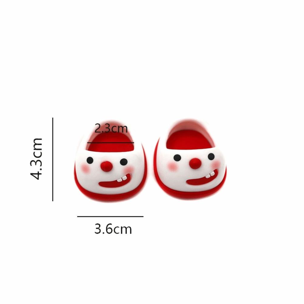 

ПВХ Кукольная обувь 20 см Мини-обувь Мультяшная кукольная обувь красный