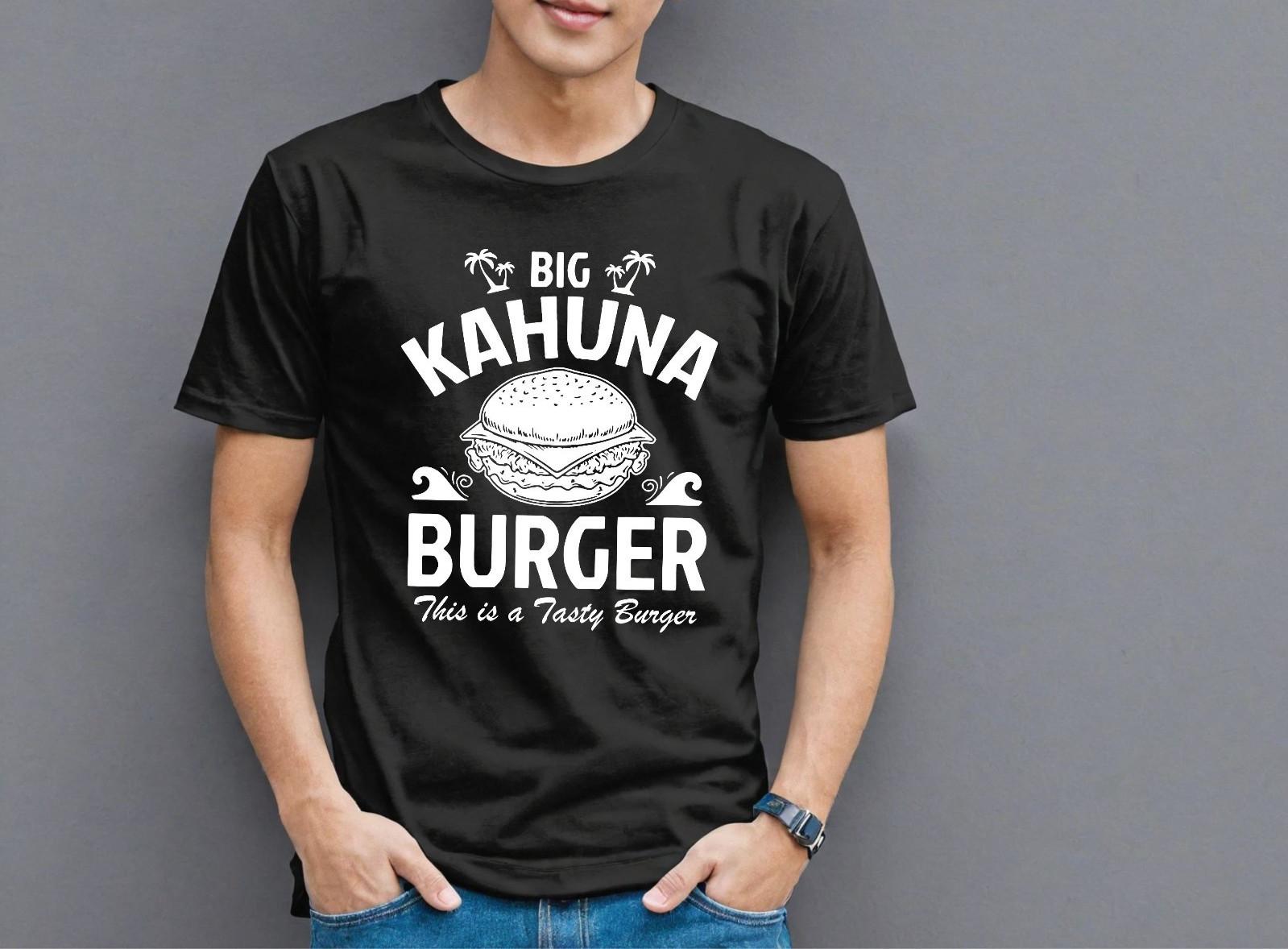 Fast Food Lovers T-shirt Big Kahuna Burgers Inspired Top Latest Men s Unisex Tee XXXL