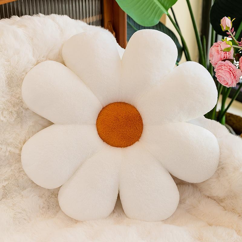 

Подушка для сиденья в виде восьмилепесткового цветка маргаритки для гостиной, дивана, офиса, декоративная подушка в виде лепестка солнца 40cm