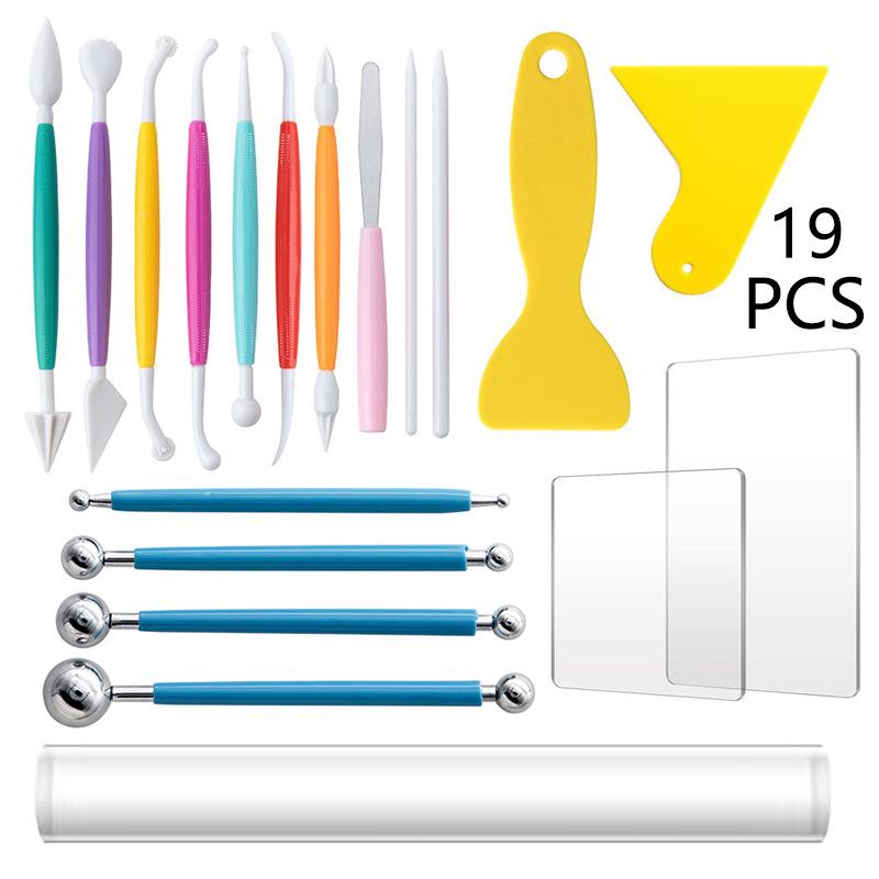 25-Piece Cross-Border Pottery and Polymer Clay Sculpting Tools Set